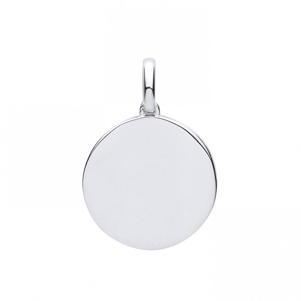 Silver Disc Pendant
