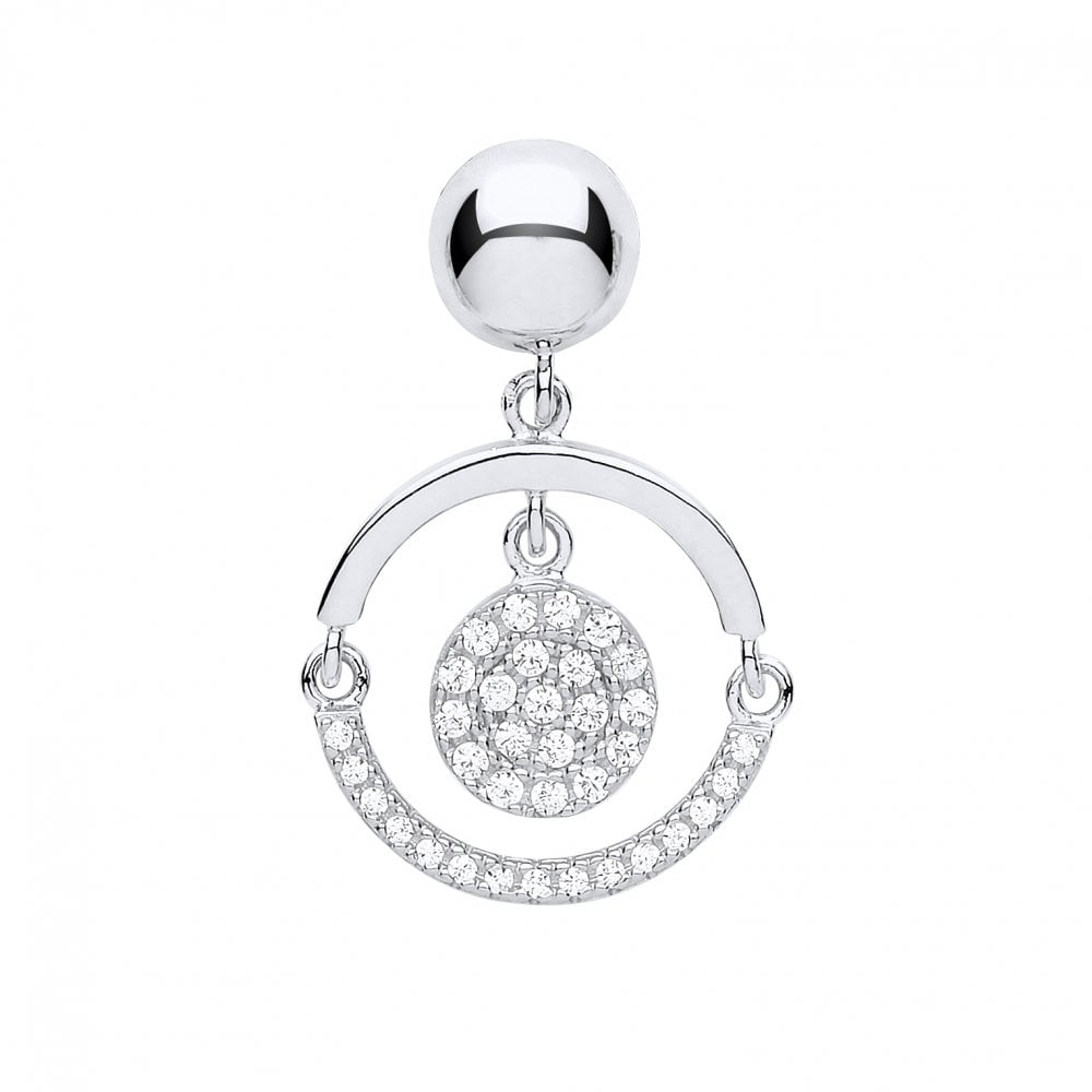 Gold Plated CZ Fancy Pendant