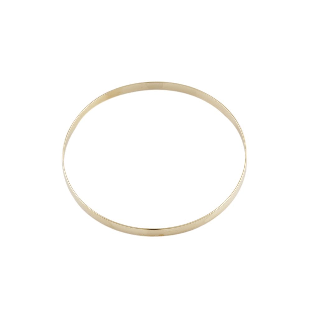 9ct Yellow Gold Solid Slip On Bangle