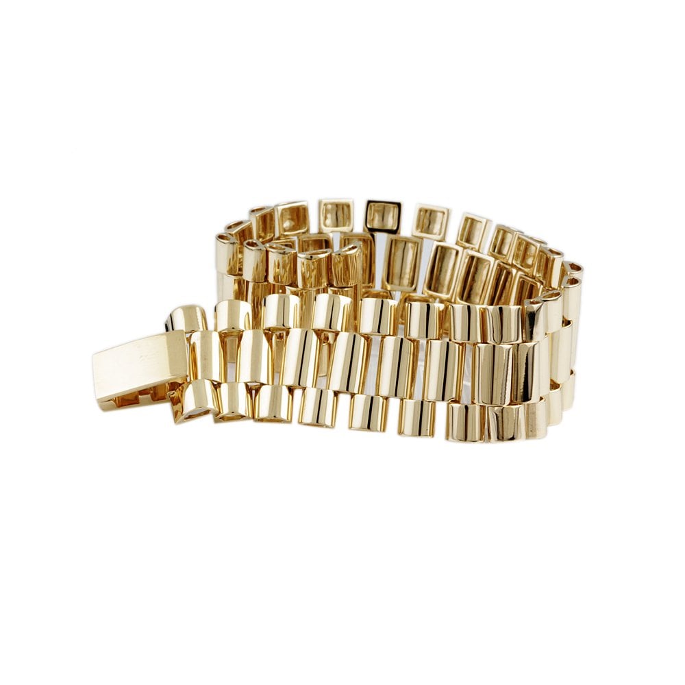 9ct Yellow Gold Watch Link Bracelet