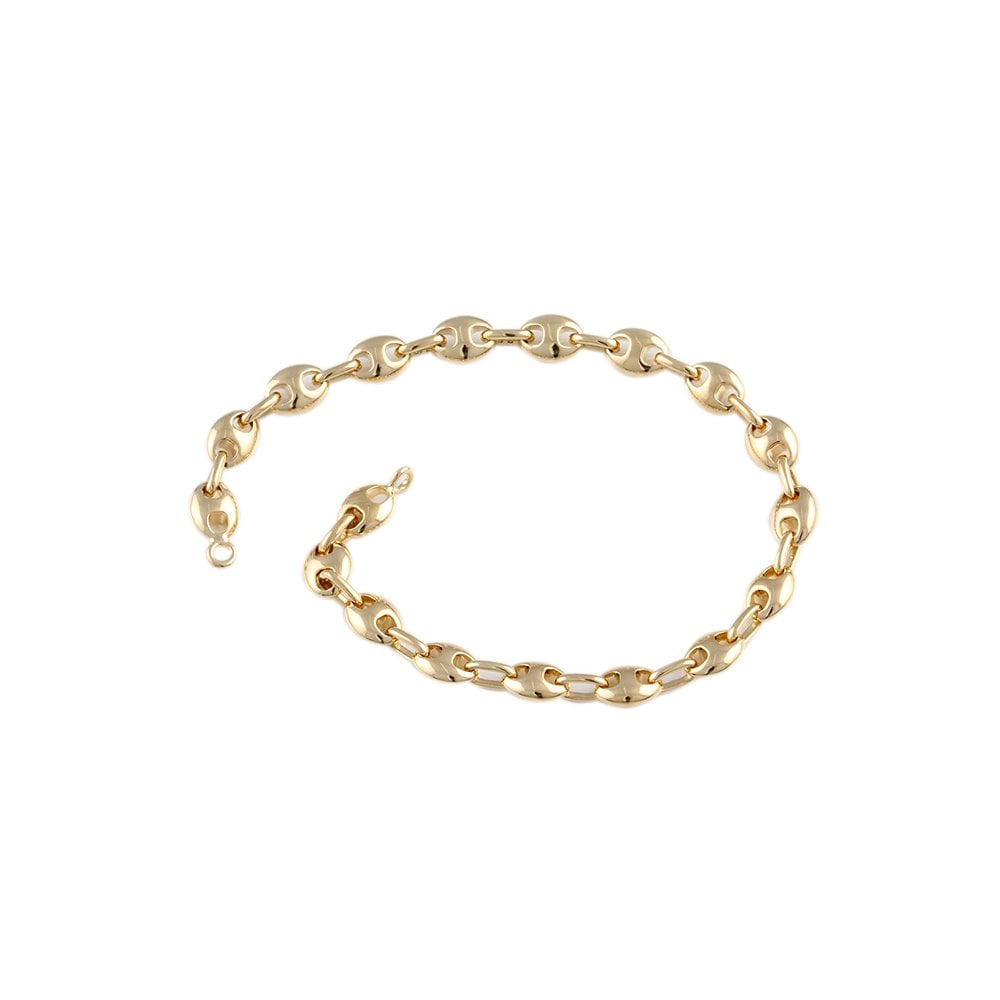 9ct Yellow Gold Fancy Link Bracelet