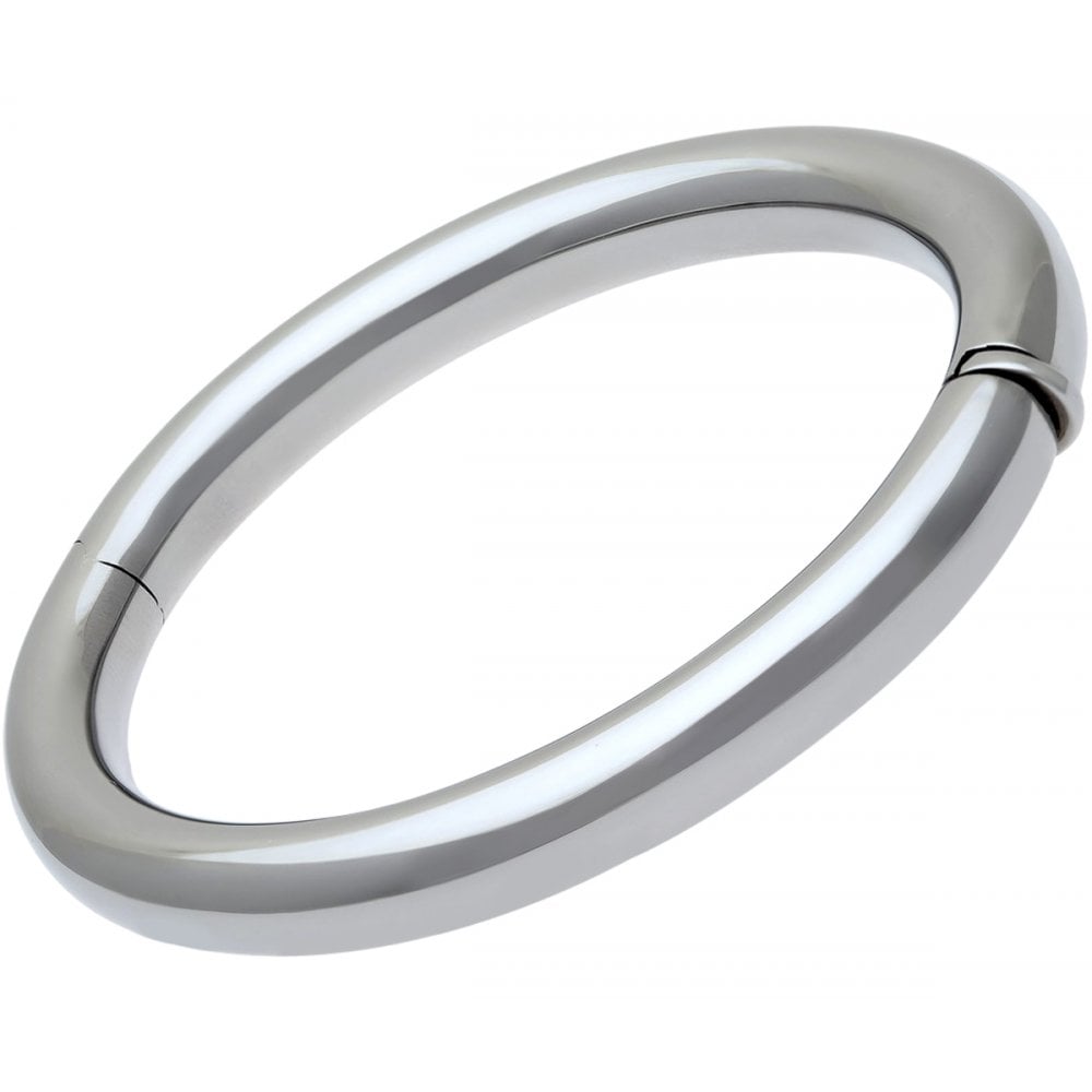 SPARKLD Black Rhodium Plated Silver Classic Round Bangle ct  Diameter 60mm