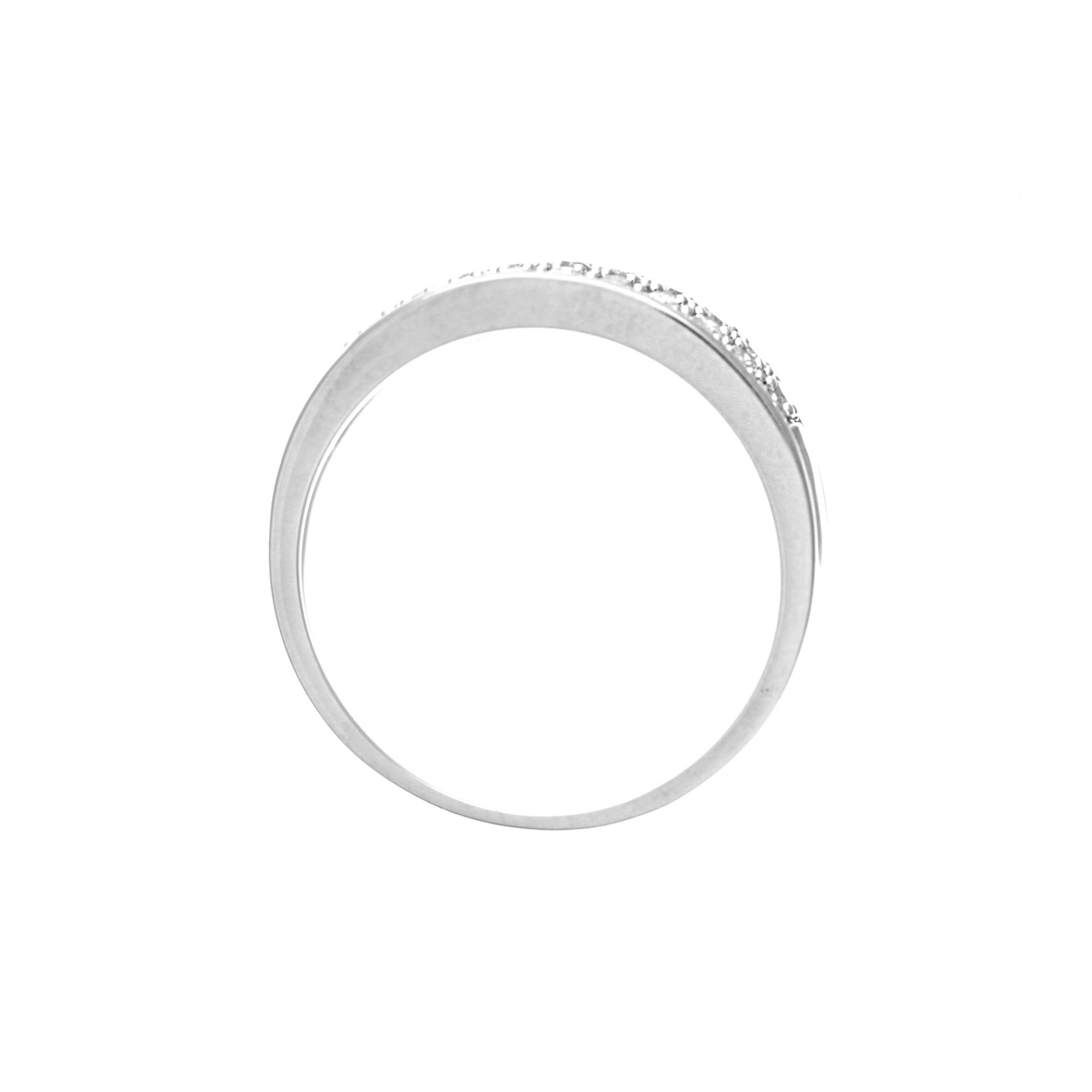 SPARKLD 9ct White Gold 0.25ct Diamond Eternity Ring