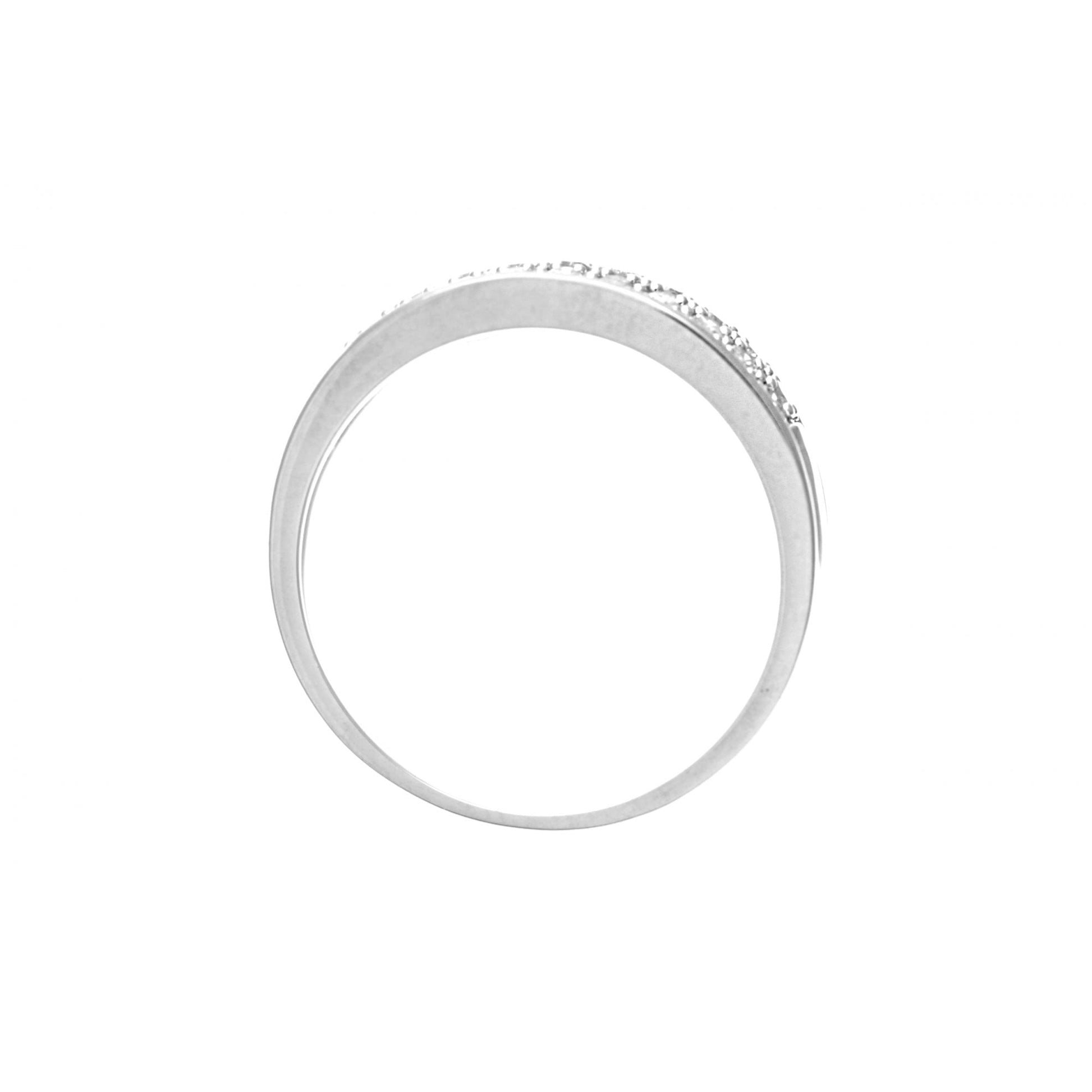 SPARKLD 9ct White Gold 0.25ct Diamond Eternity Ring