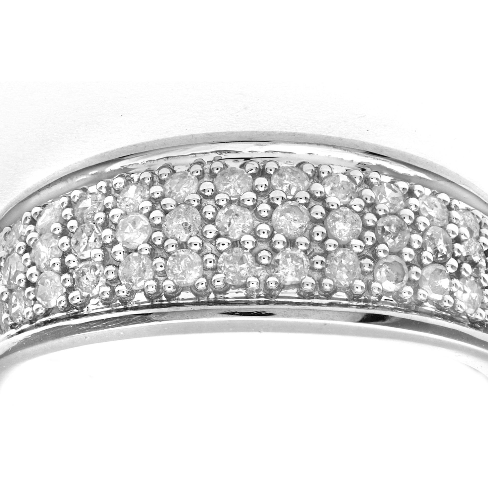 SPARKLD 9ct White Gold 0.25ct Diamond Eternity Ring