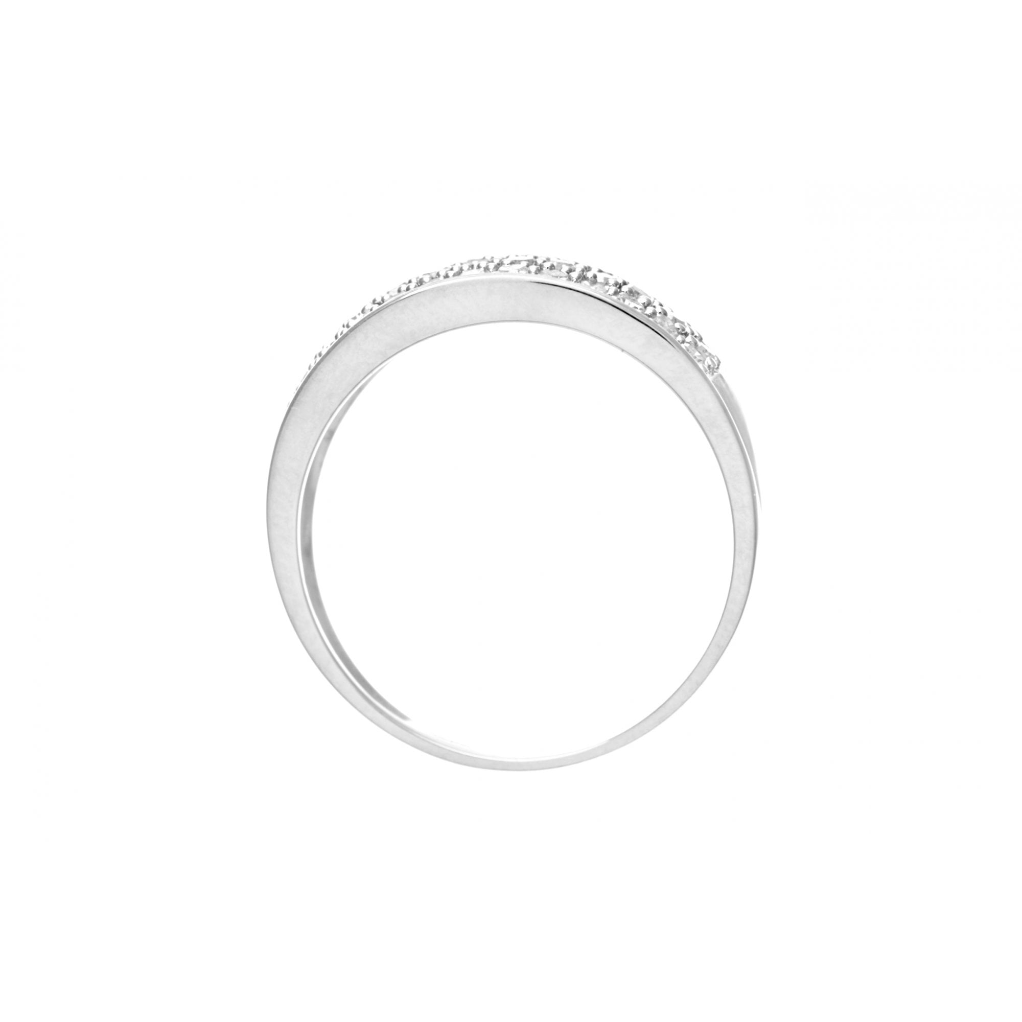 SPARKLD 9ct White Gold 0.50ct Diamond Eternity Ring
