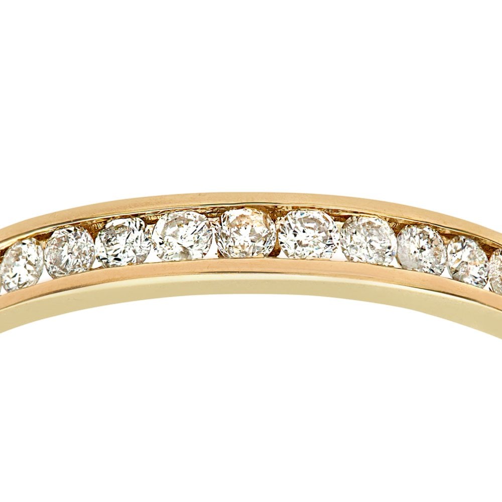 SPARKLD 9ct Yellow Gold 0.33ct Diamond Eternity Ring
