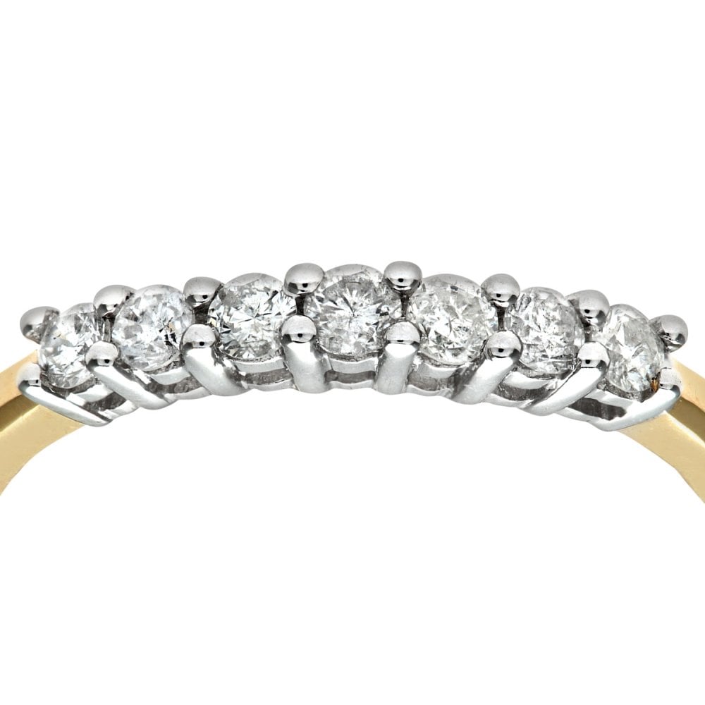SPARKLD 9ct Yellow Gold 0.33ct Diamond Eternity Ring