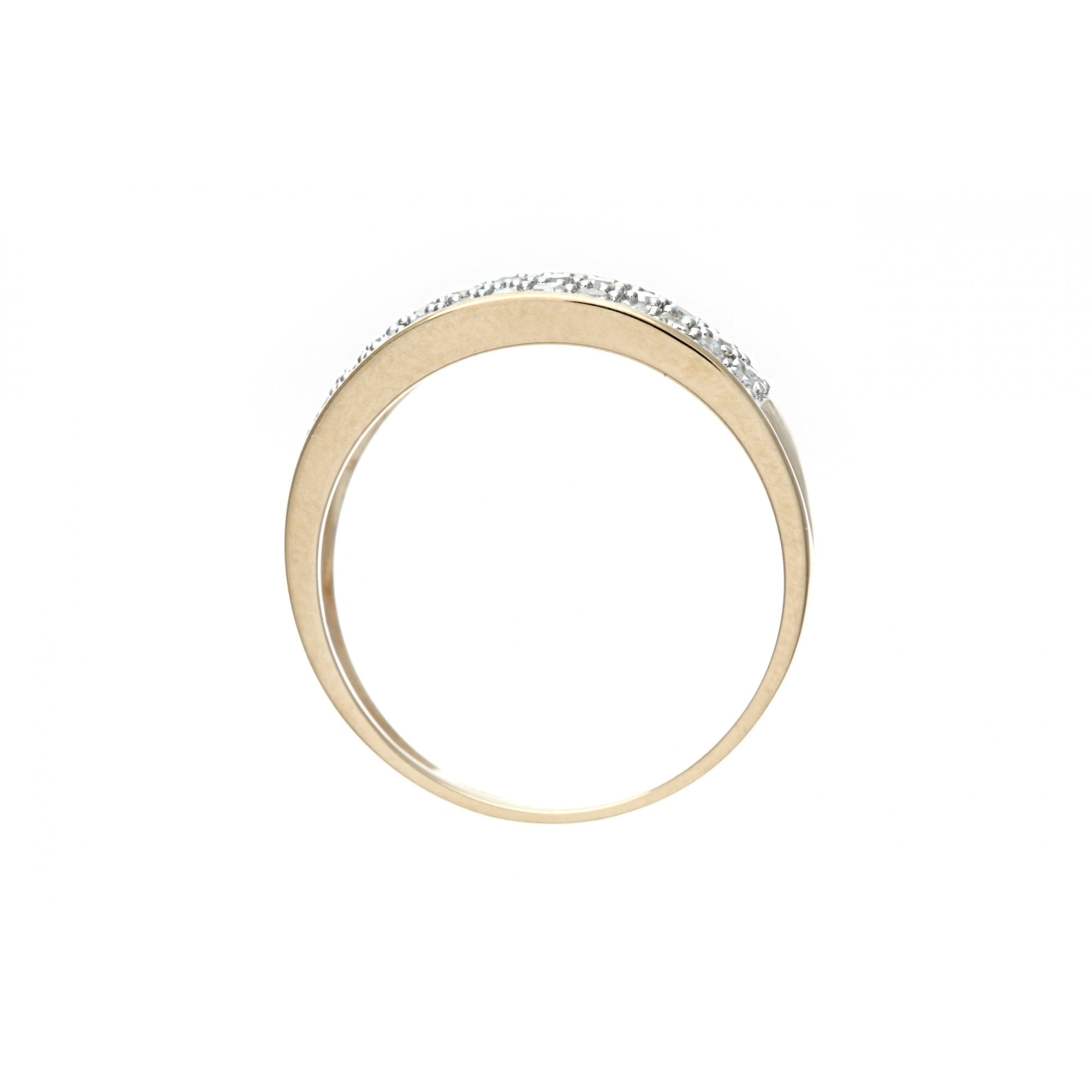 SPARKLD 9ct Yellow Gold 0.50ct Diamond Eternity Ring