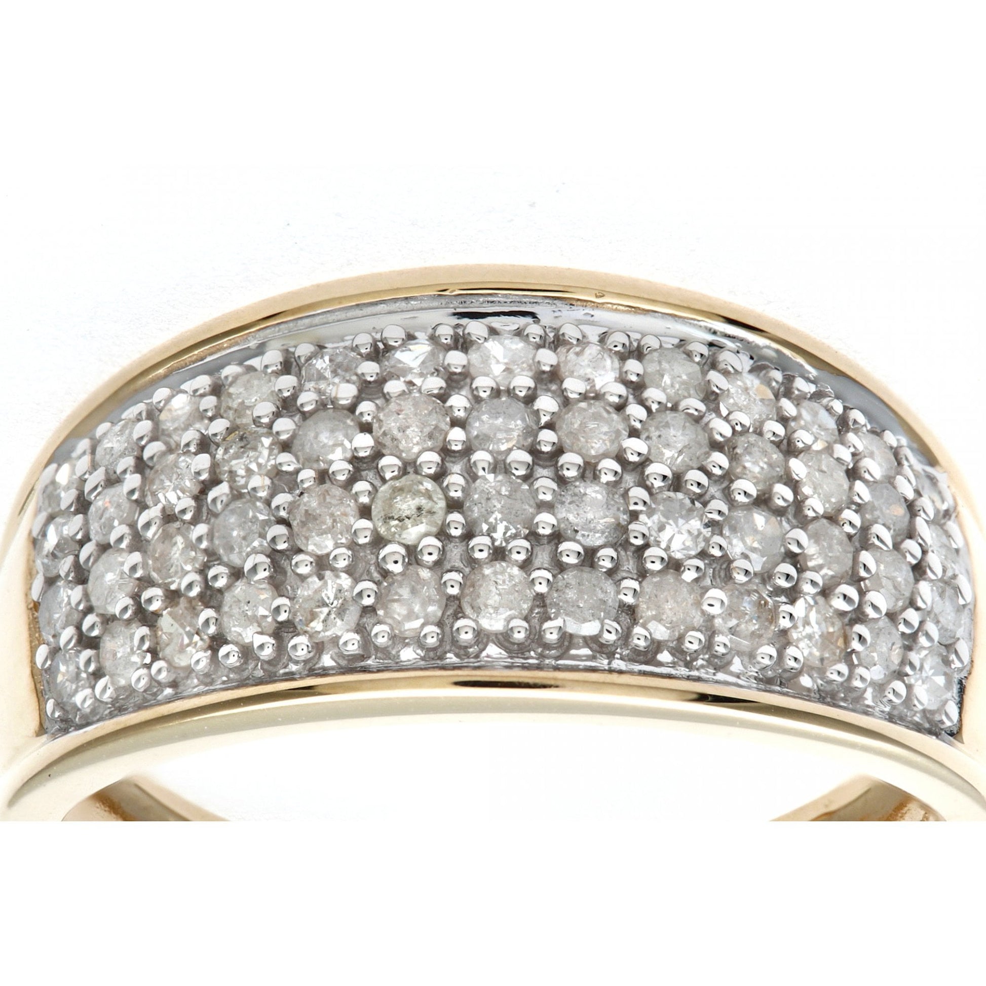SPARKLD 9ct Yellow Gold 0.50ct Diamond Eternity Ring