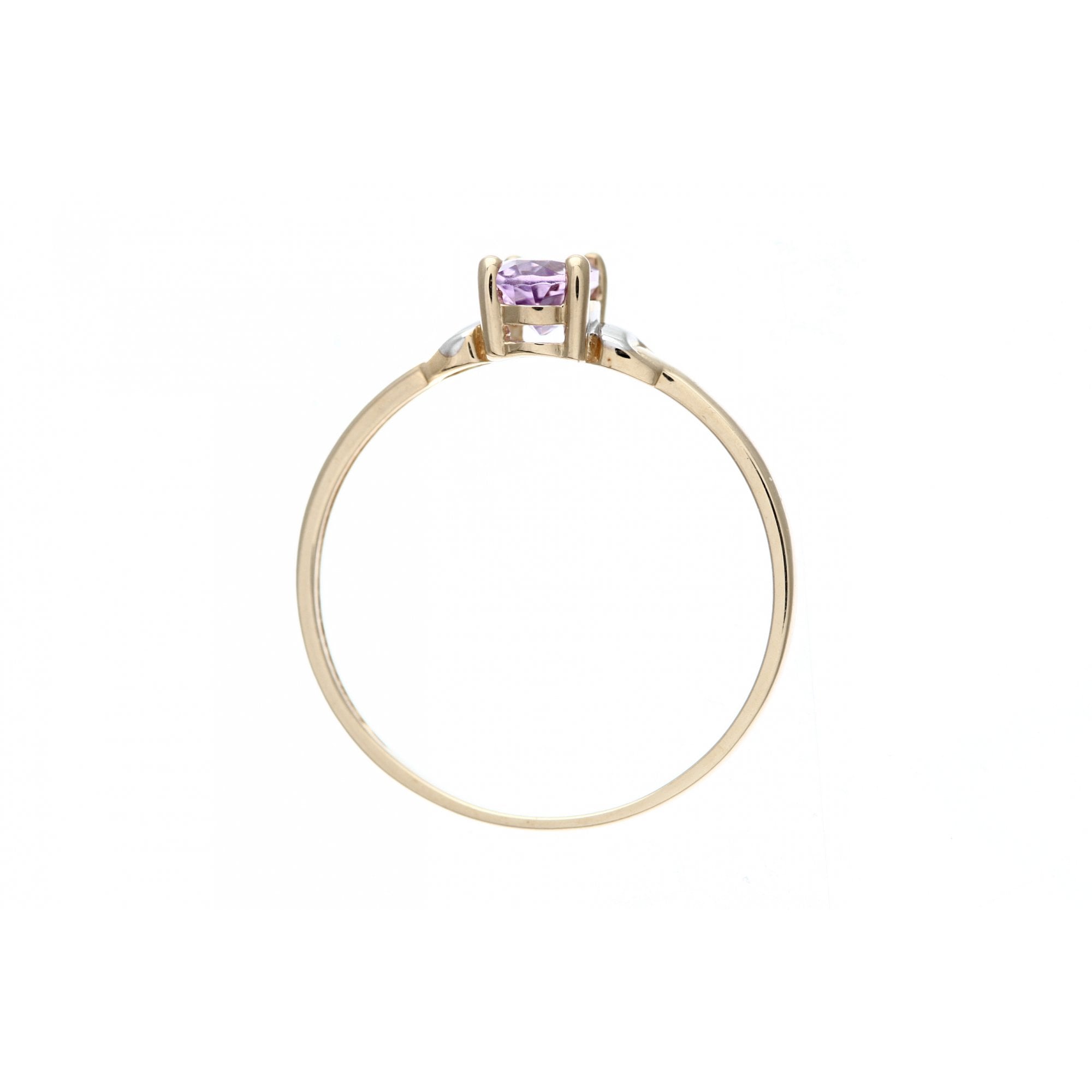 SPARKLD 9ct Yellow Gold Amethyst Ring