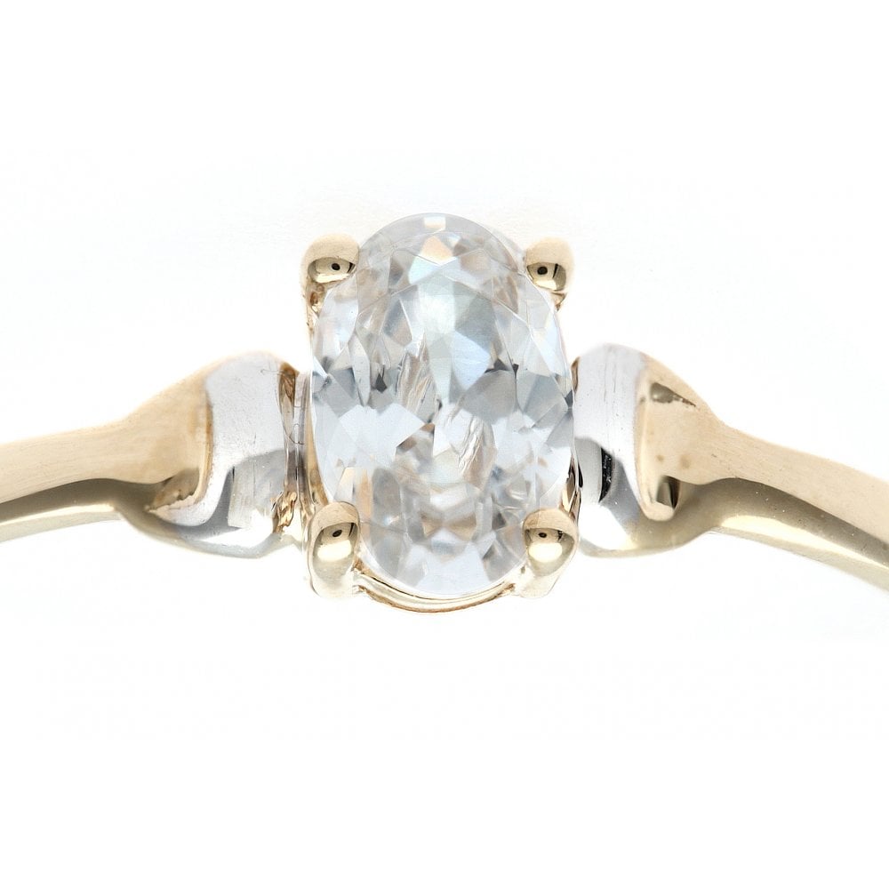 SPARKLD 9ct Yellow Gold CZ Ring