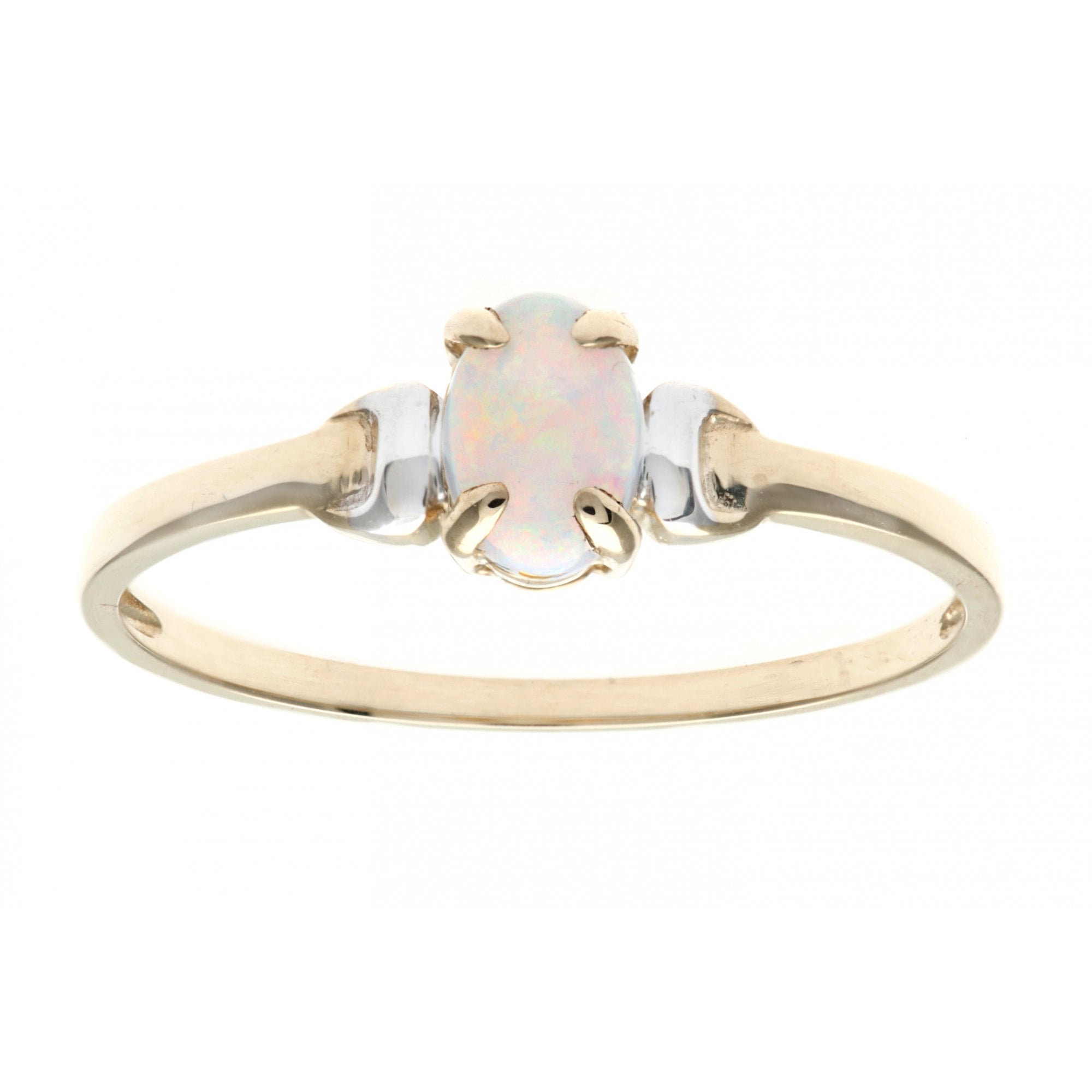 SPARKLD 9ct Yellow Gold Opal Ring