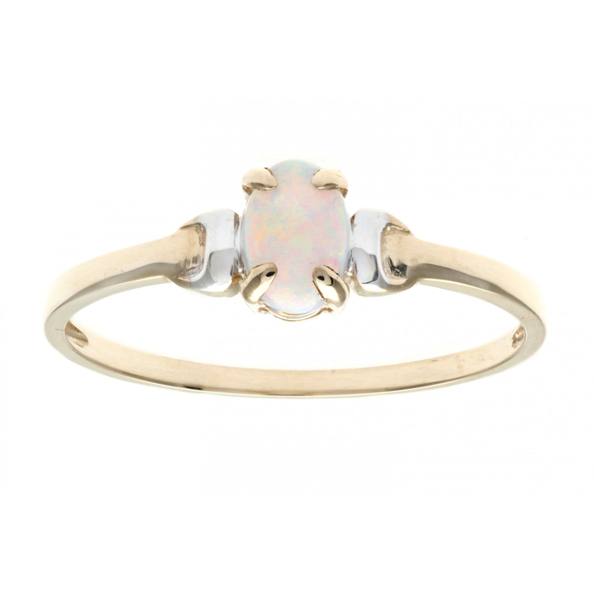 SPARKLD 9ct Yellow Gold Opal Ring