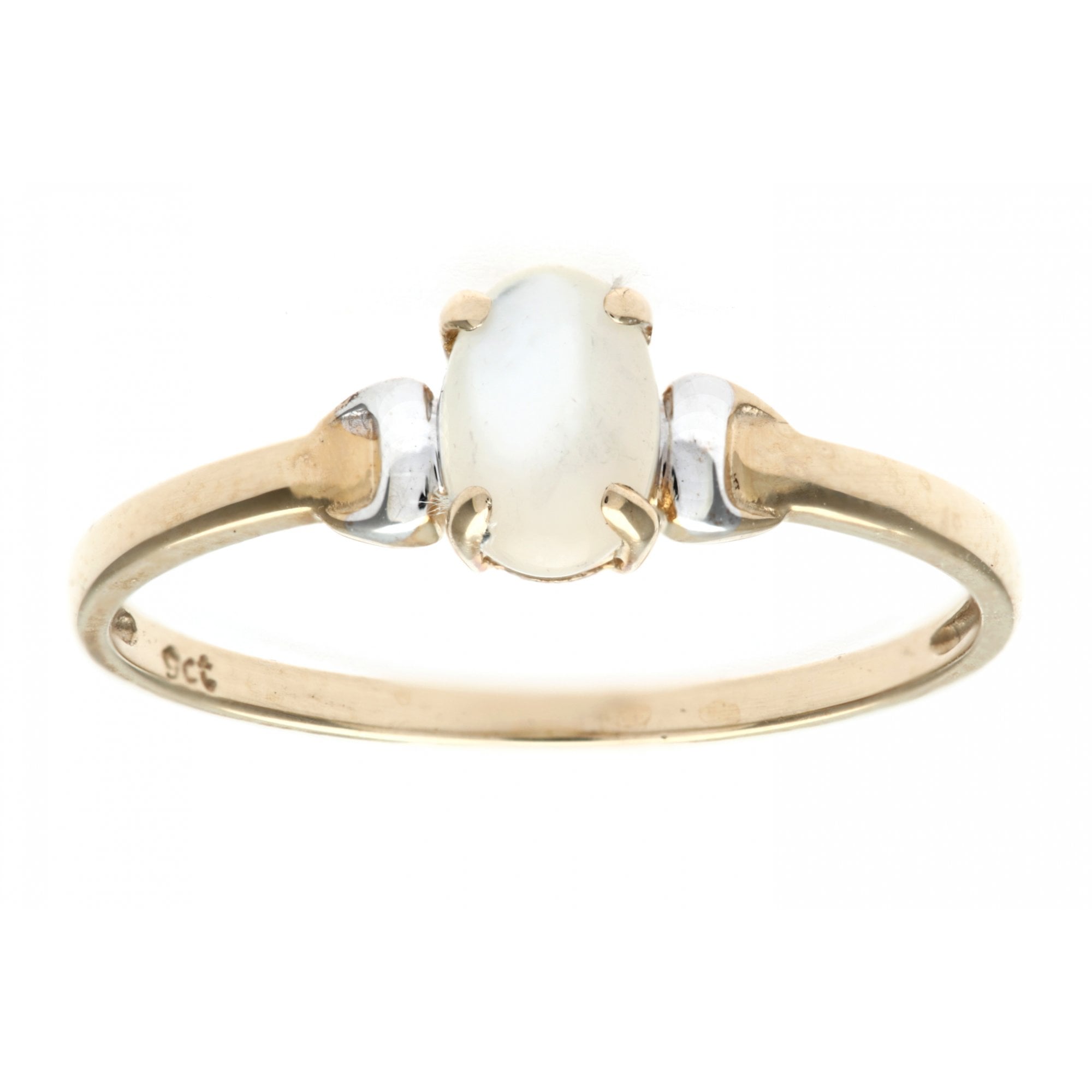 SPARKLD 9ct Yellow Gold Pearl Ring