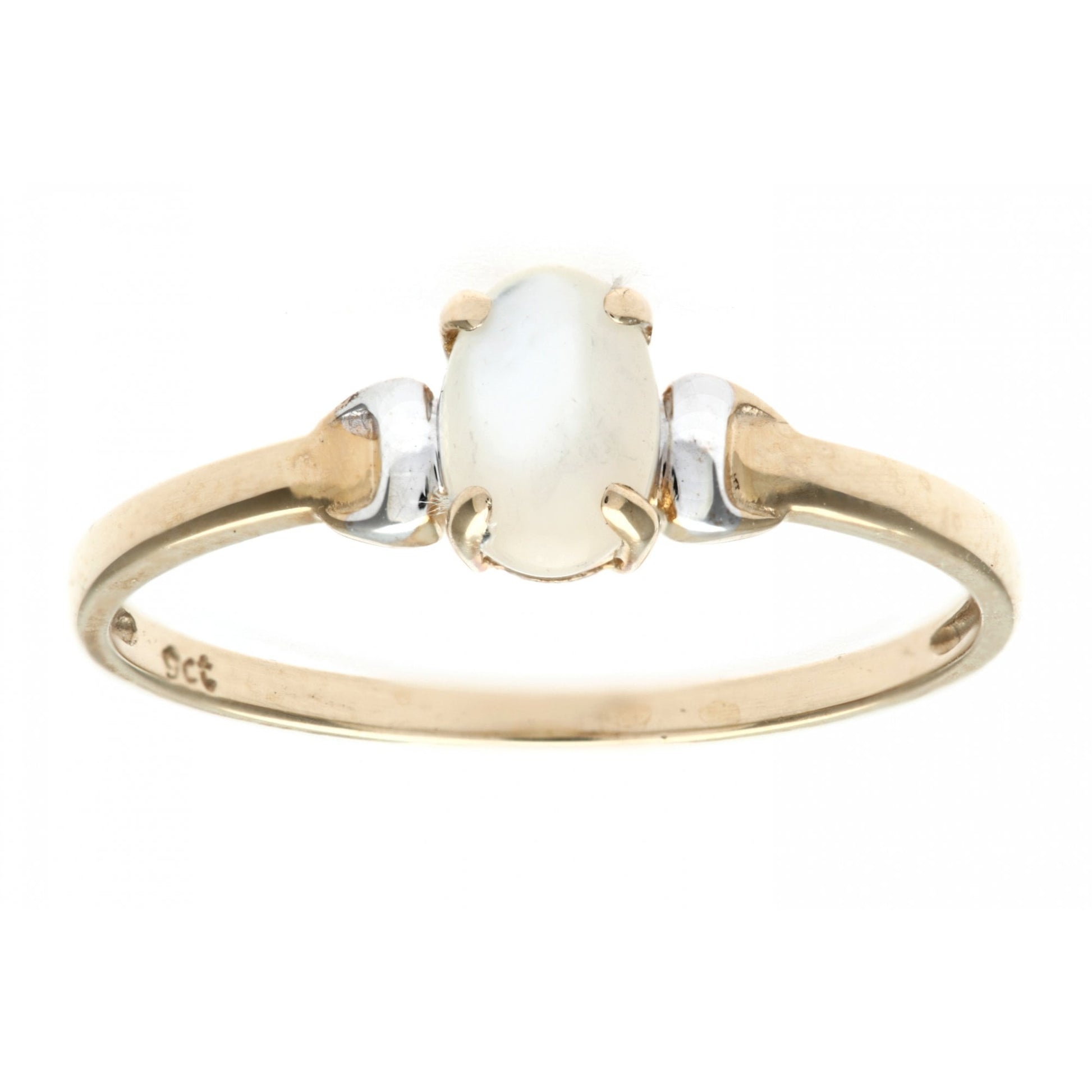 SPARKLD 9ct Yellow Gold Pearl Ring