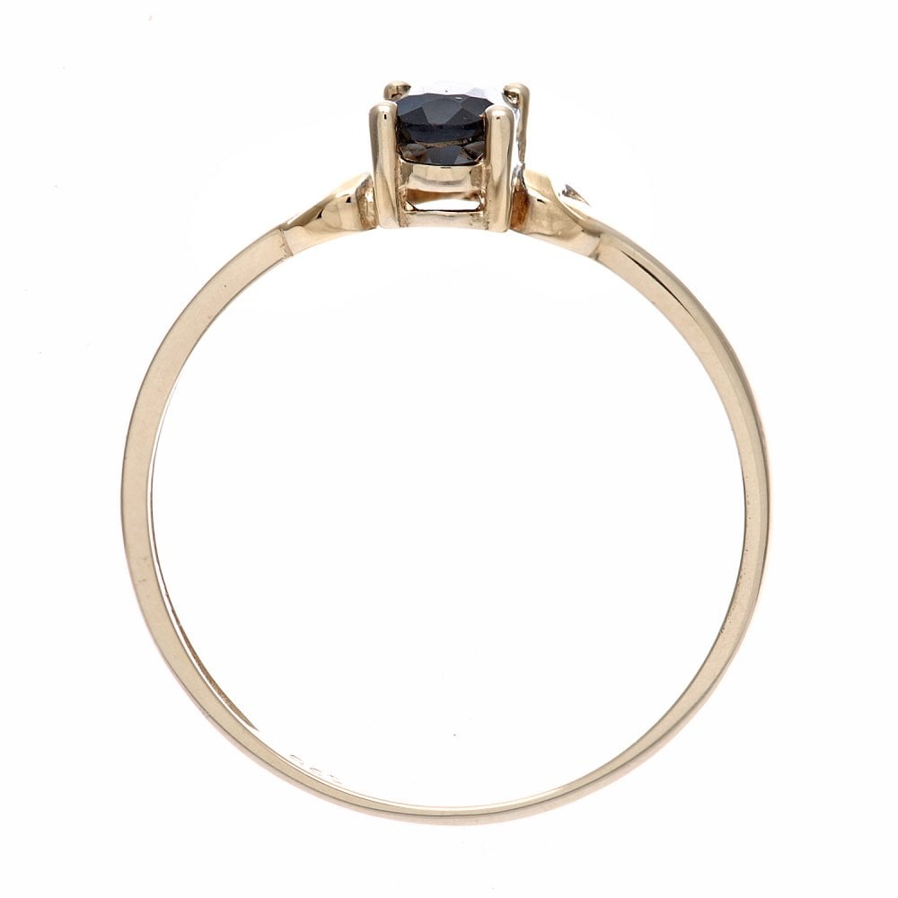 SPARKLD 9ct Yellow Gold Sapphire Ring