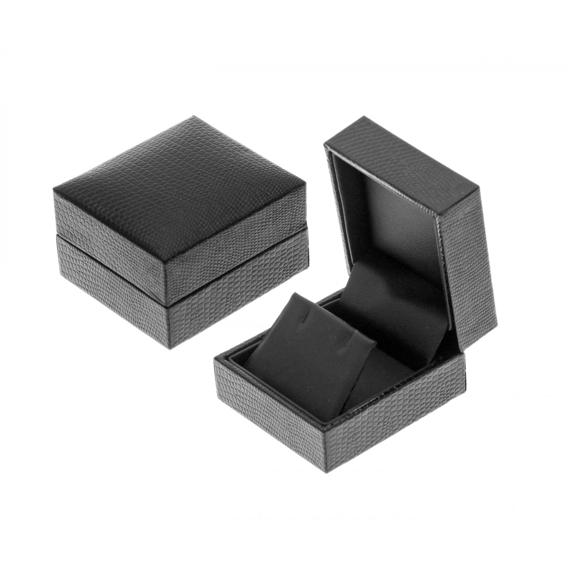 SPARKLD 9ct White Gold Rub Set 0.33ct Diamond Earrings