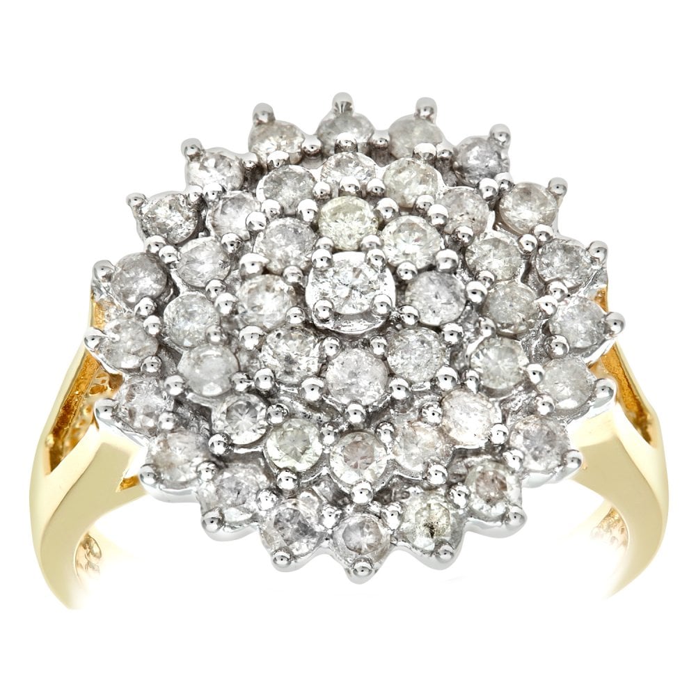 SPARKLD 18ct Yellow Gold 1.00ct Diamond Ring