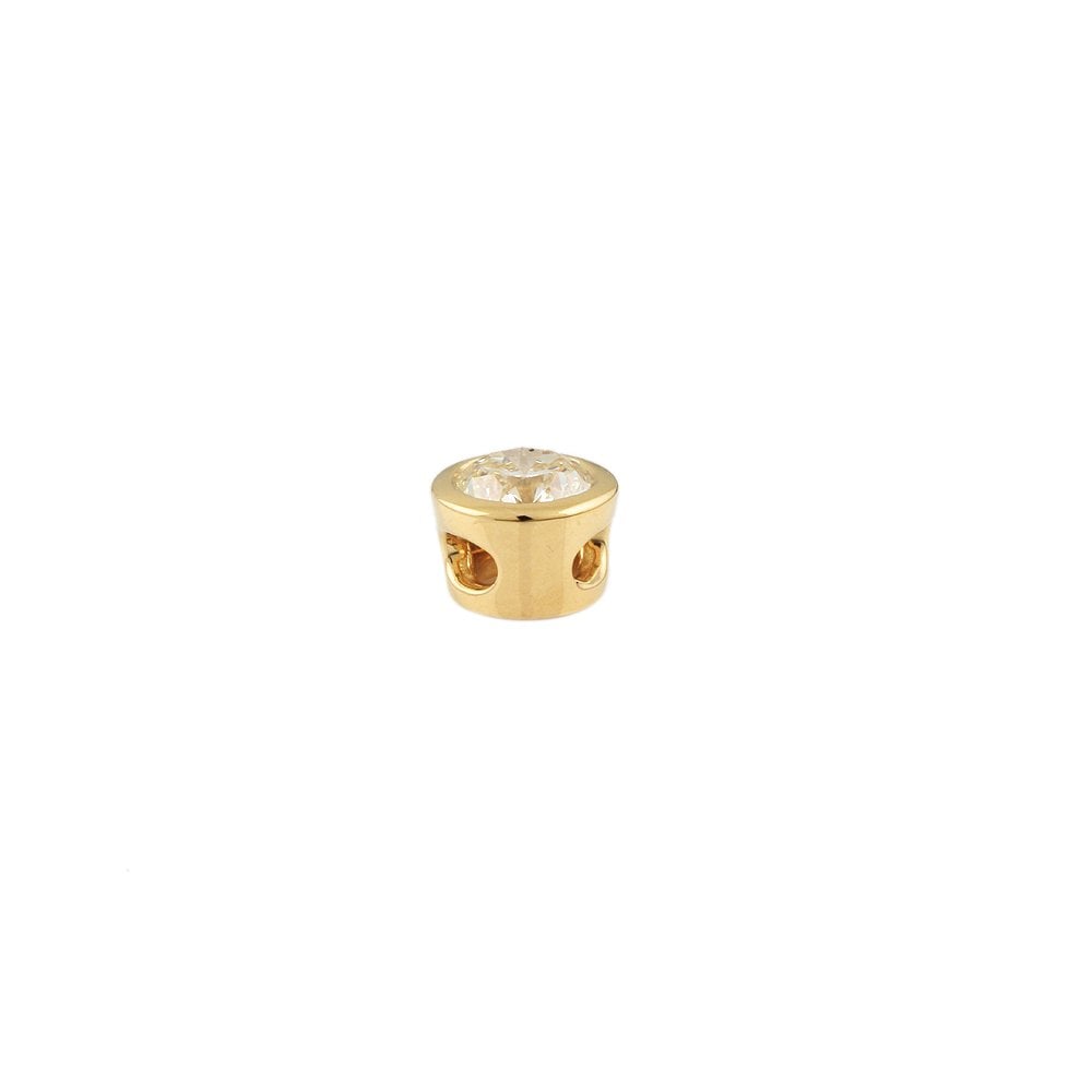 9ct Yellow Gold 0.50ct Round Brilliant Cut Diamond Solitaire Pendant