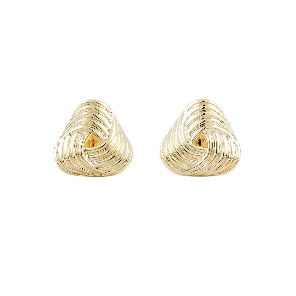 9ct Yellow Gold Knot Stud Earrings