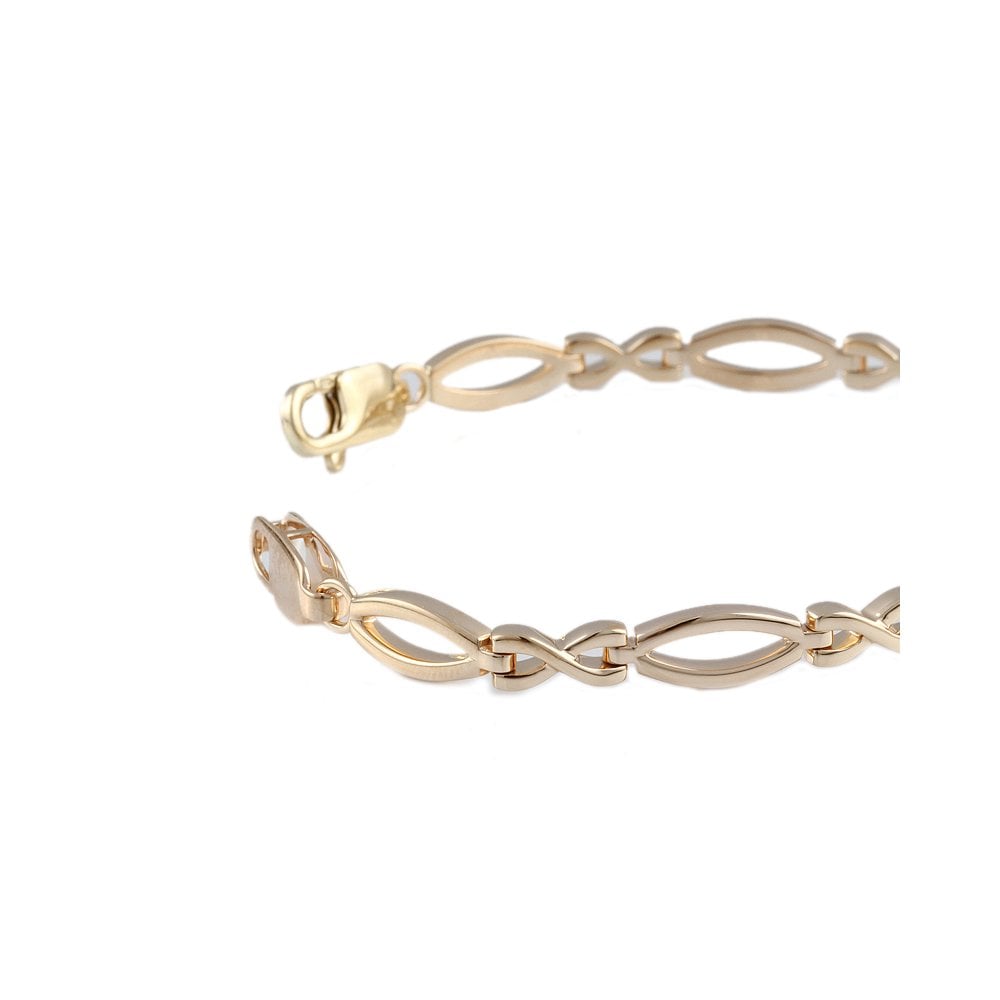 Yellow Gold Multi Link Fancy Unisex Bracelet