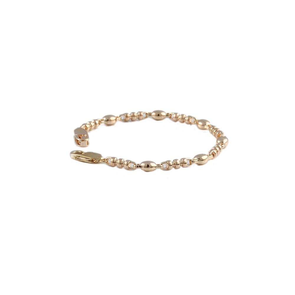 Yellow Gold Multi Link Fancy Unisex Bracelet