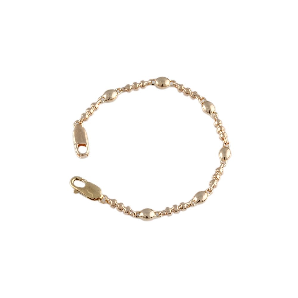 Yellow Gold Multi Link Fancy Unisex Bracelet