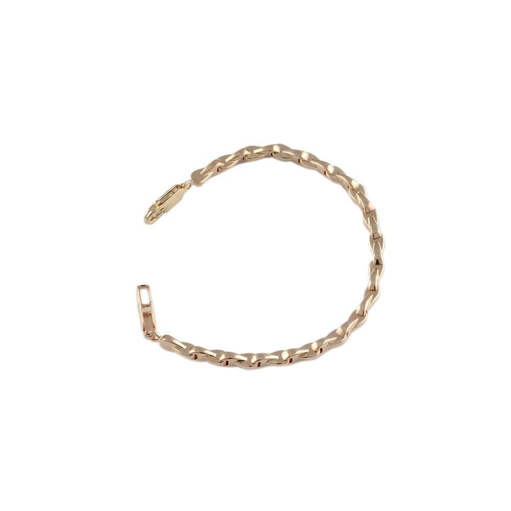 Yellow Gold Multi Link Fancy Unisex Bracelet