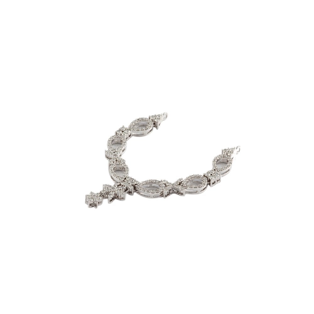 9ct White Gold 1.68ct Round Brilliant Cut Diamonds Pendant