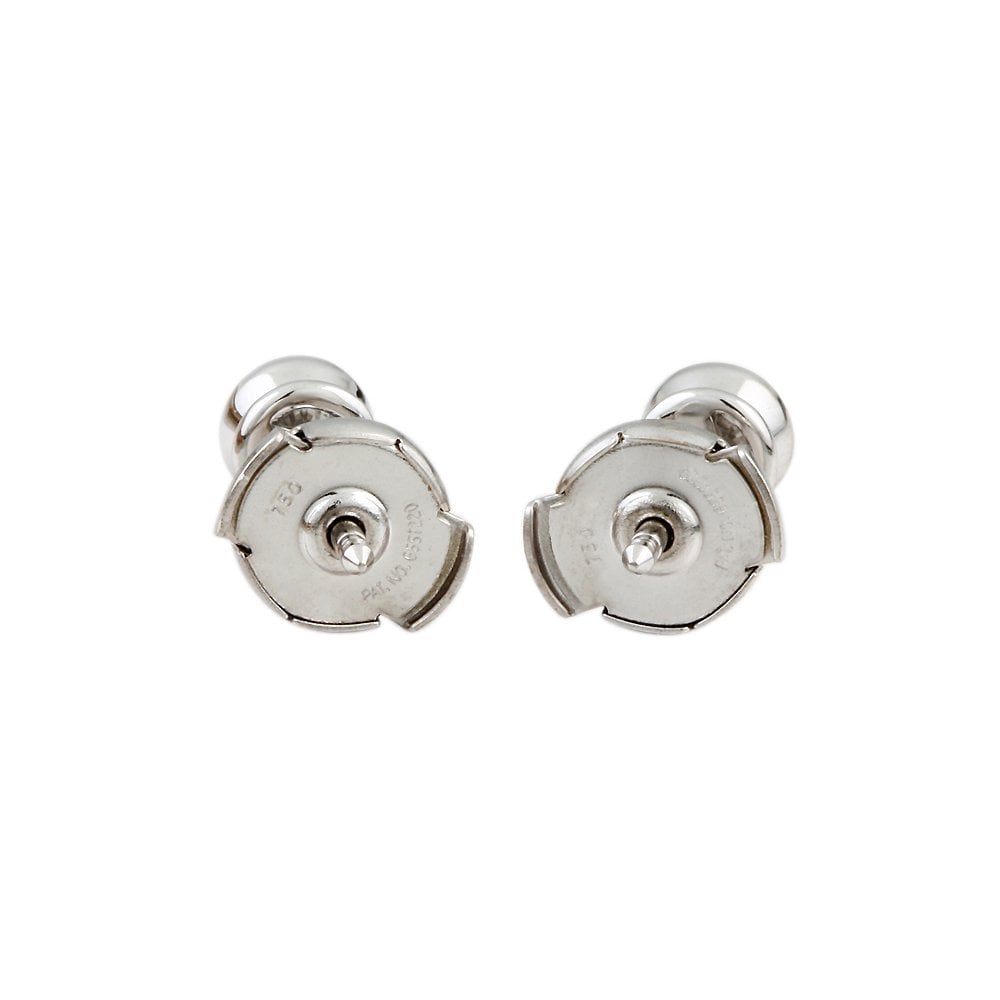 9ct White Gold 0.51ct Round Brilliant Cut Diamond Solitaire Stud Earrings