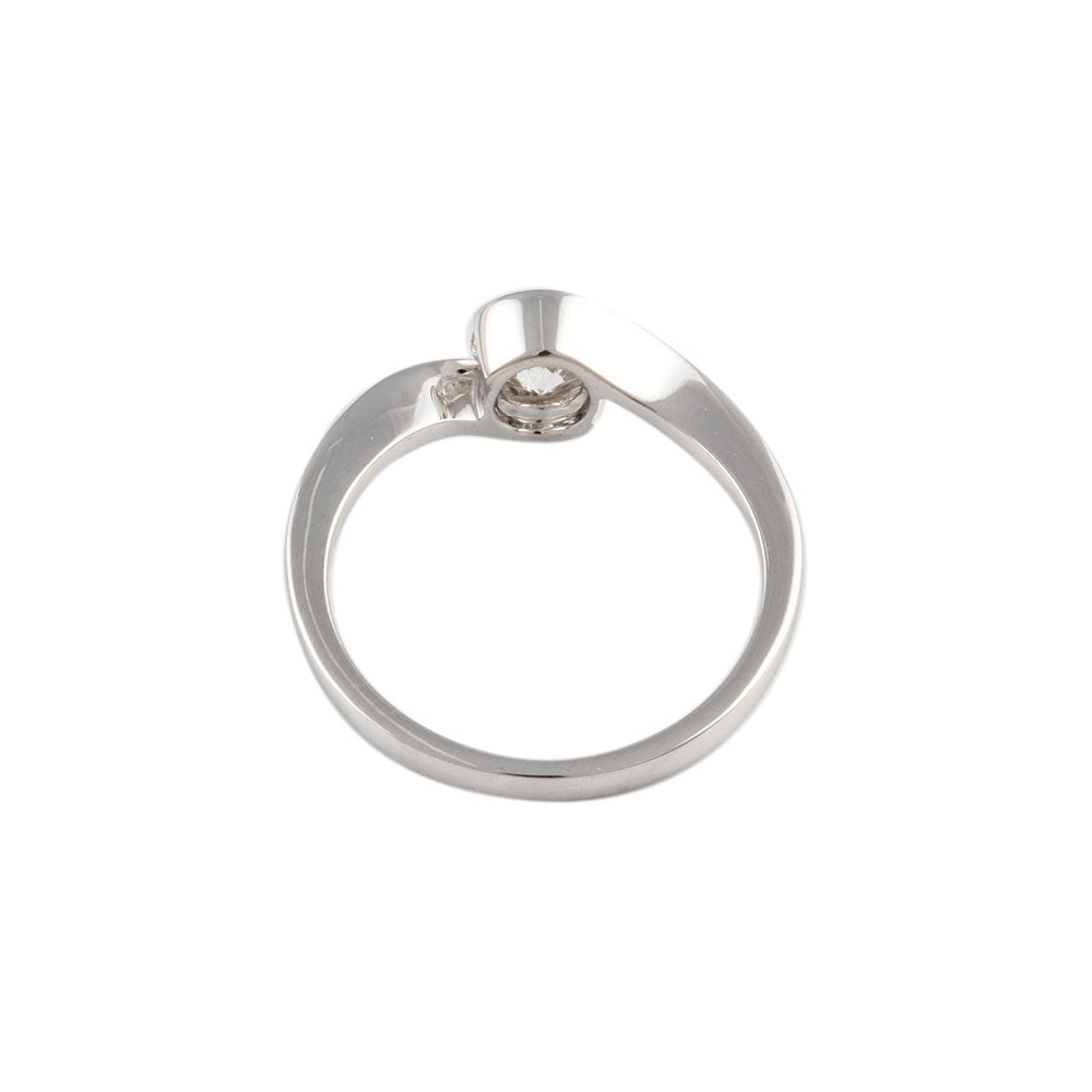 White Gold 0.55ct Round Brilliant Diamond Solitaire Ring