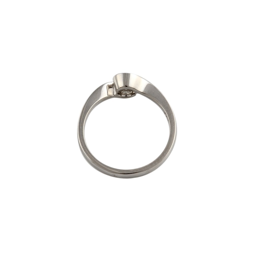 White Gold 0.30ct Round Brilliant Diamond Solitaire Ring