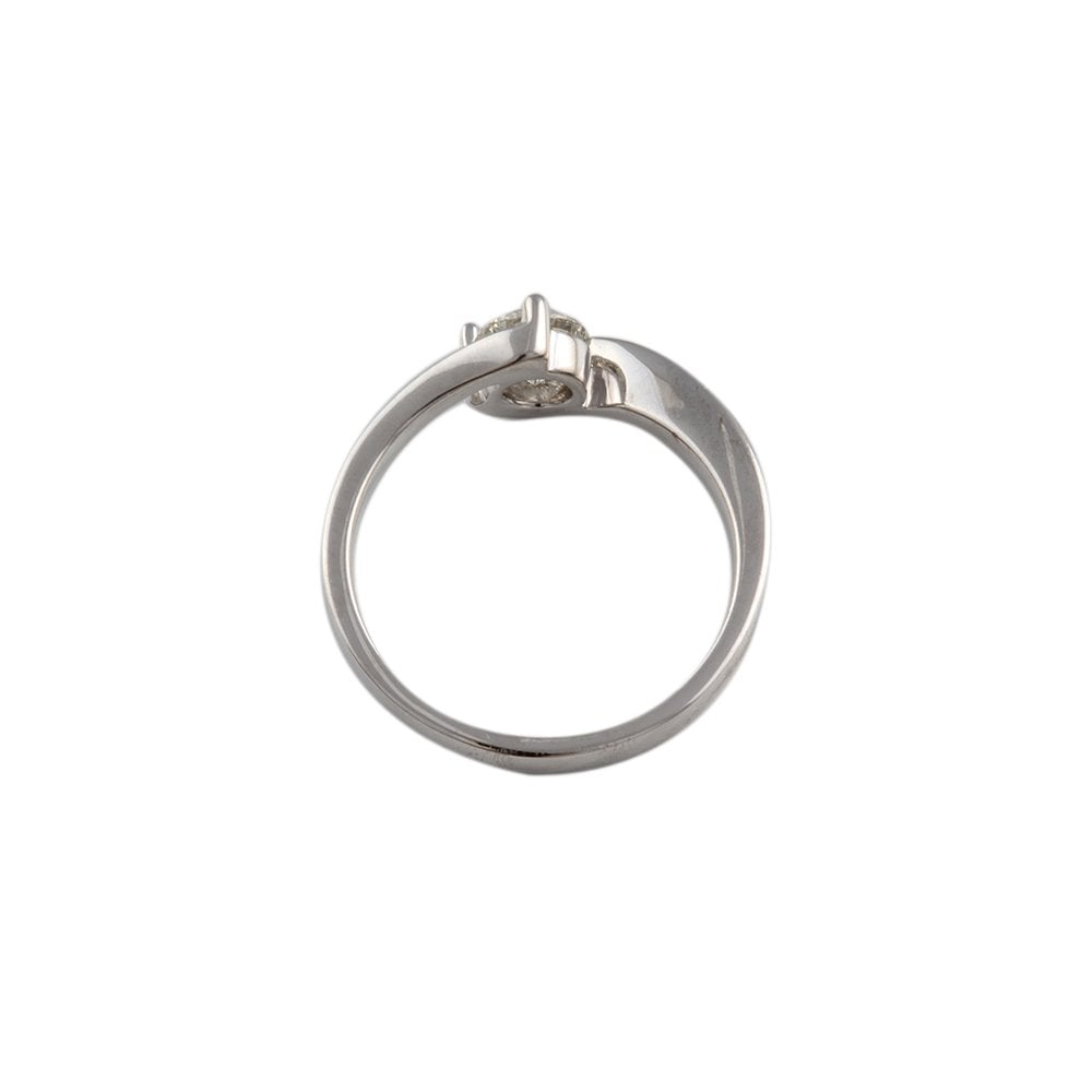 White Gold 0.45ct Round Brilliant Diamond Solitaire Ring