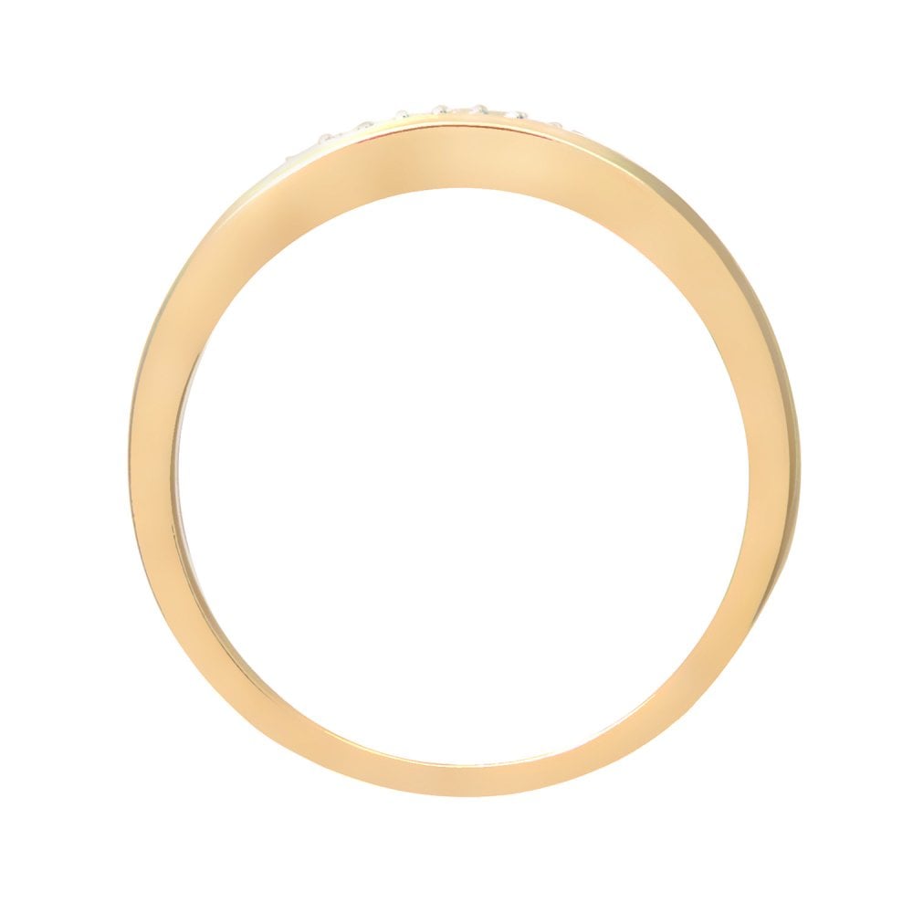 SPARKLD Ladies SPARKLD 9ct Yellow Gold Diamond Eternity Ring