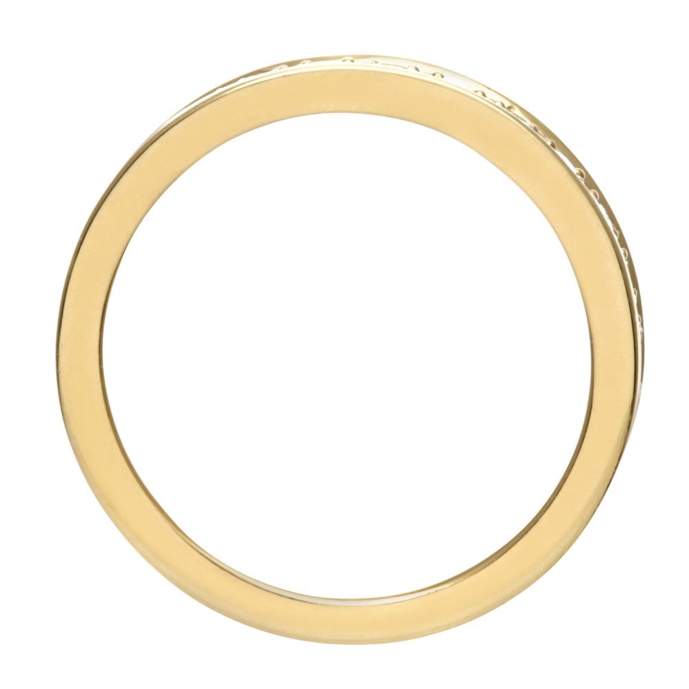 SPARKLD 18ct Yellow Half Carat Diamond Full Eternity Ring