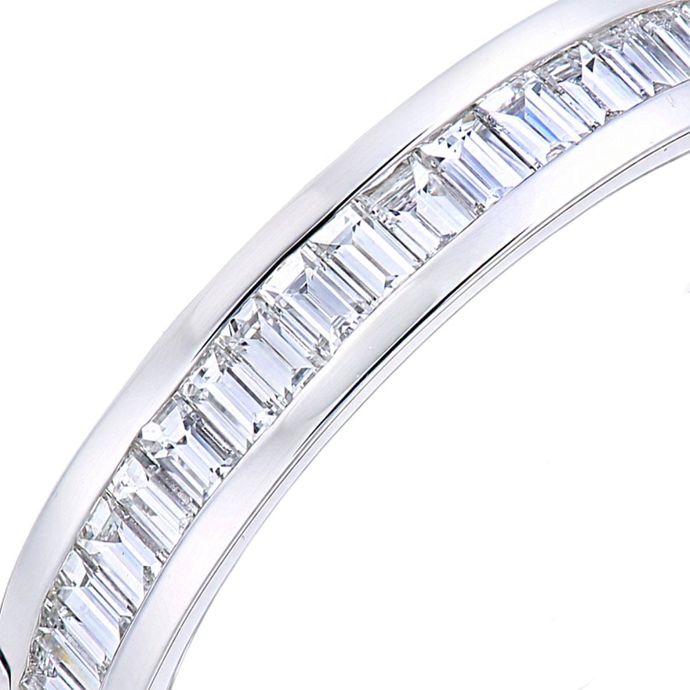 SPARKLD Women 18ct (750) White Diamond Eternity Ring