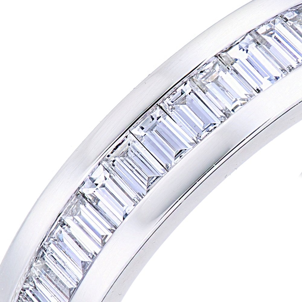 SPARKLD Women 18ct (750) White Diamond Eternity Ring