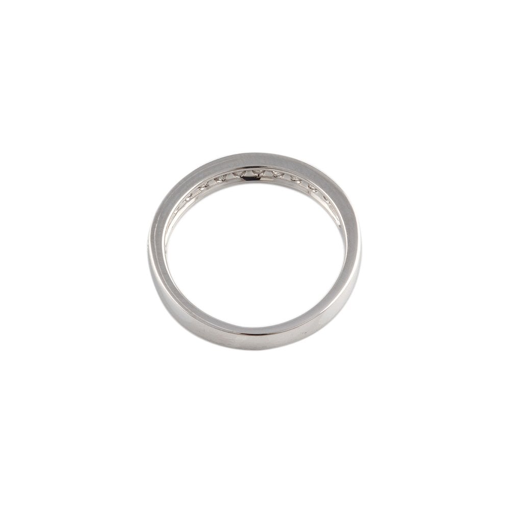 White Gold 0.33ct Round Brilliant Diamond Half Eternity Ring