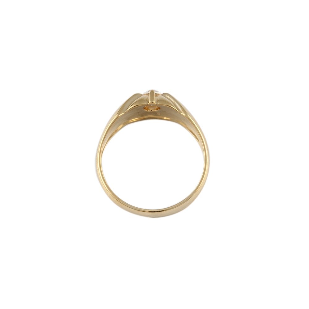 Yellow Gold 0.40ct Round Brilliant Diamond Ring