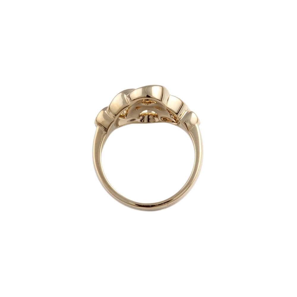 Yellow Gold Plain Infinity Ring