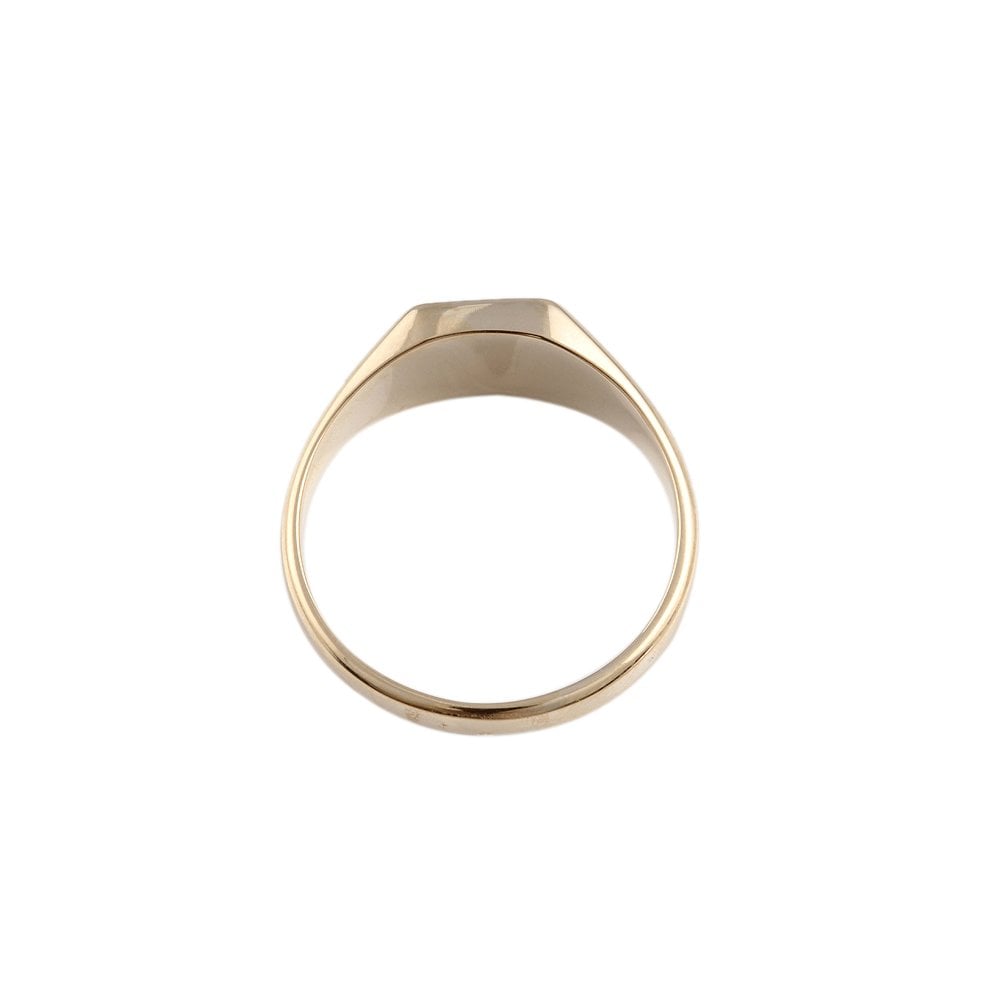 Yellow Gold Octagonal Head Signet Ring