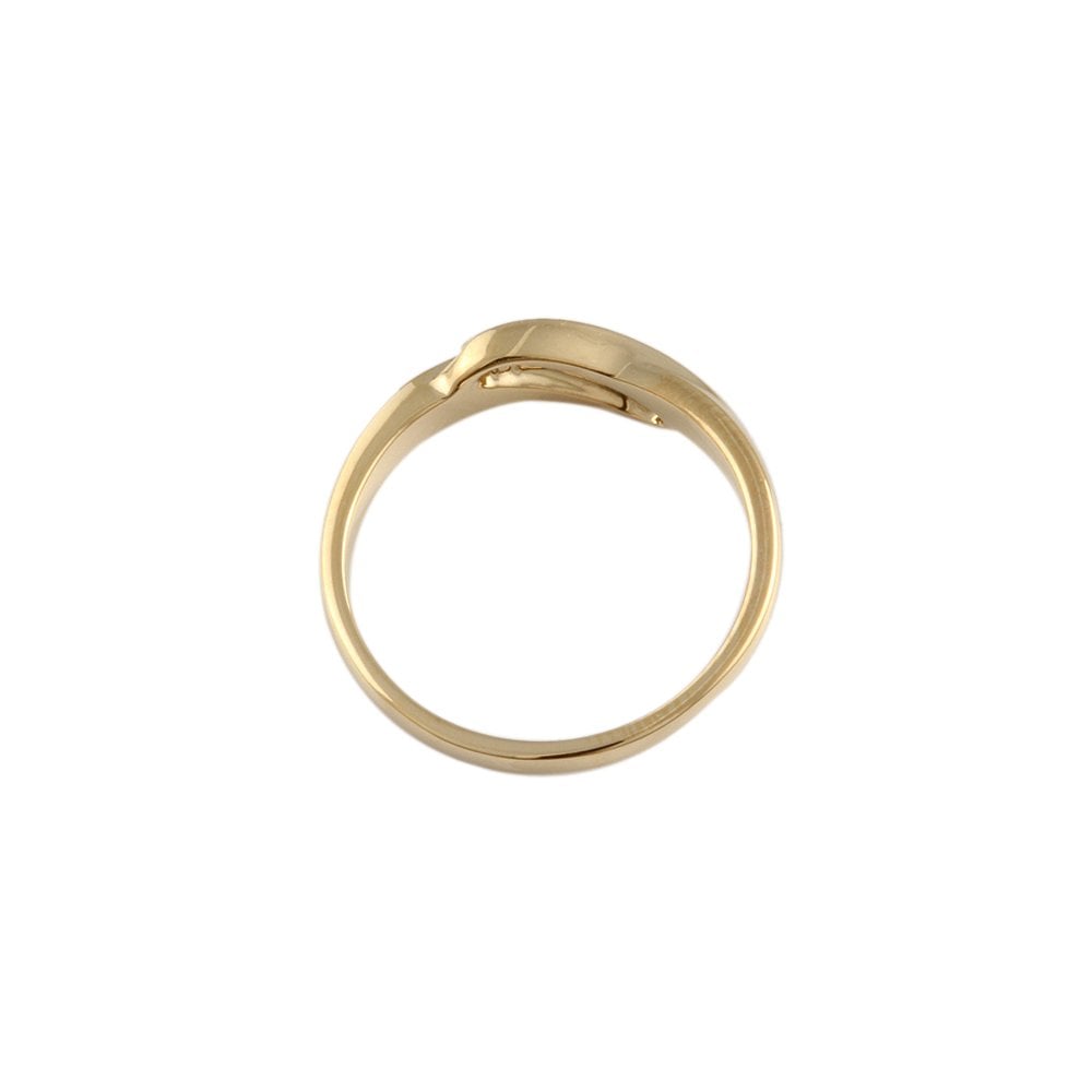 Yellow Gold 0.09ct Round Diamond Set Ring