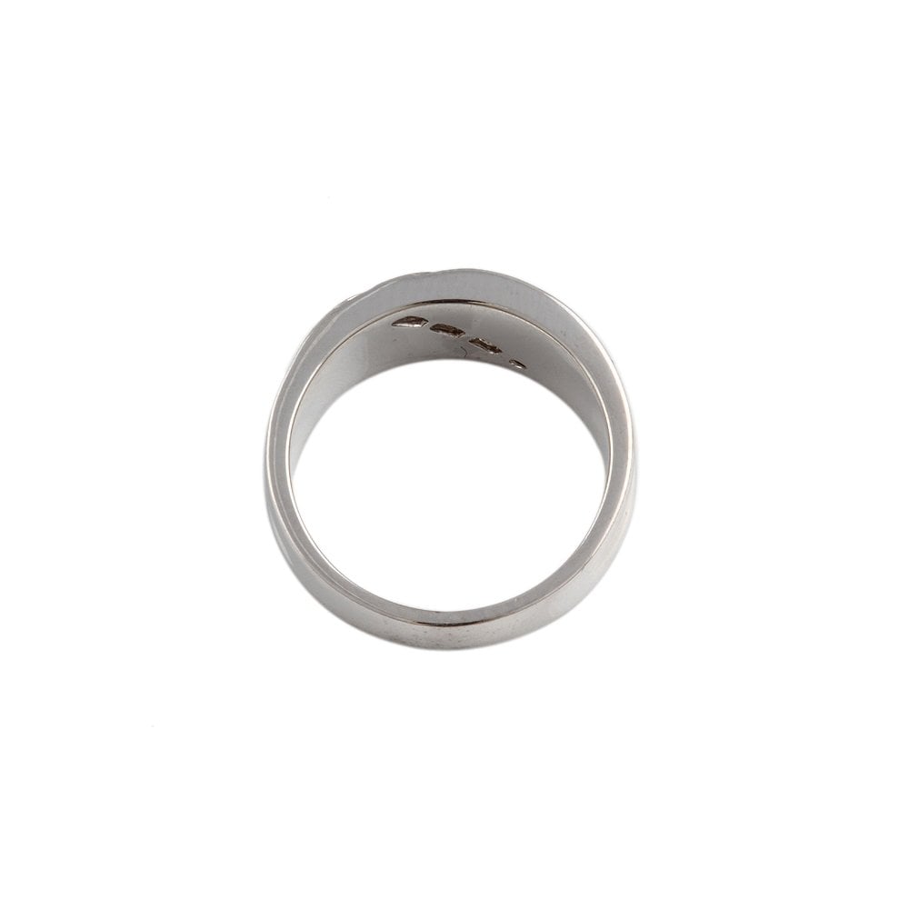 White Gold 0.11ct Round Diamond Set Ring