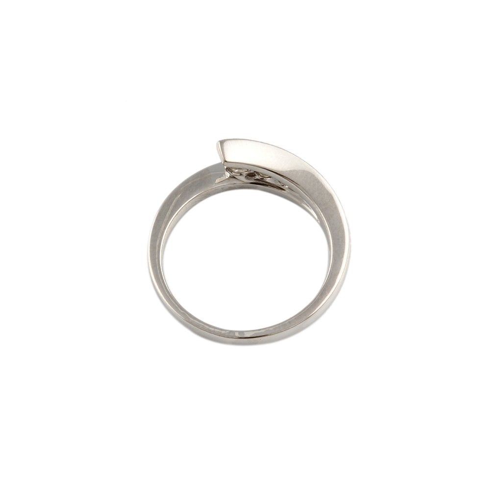 White Gold 0.35ct Round Diamond Set Five Stone Ring