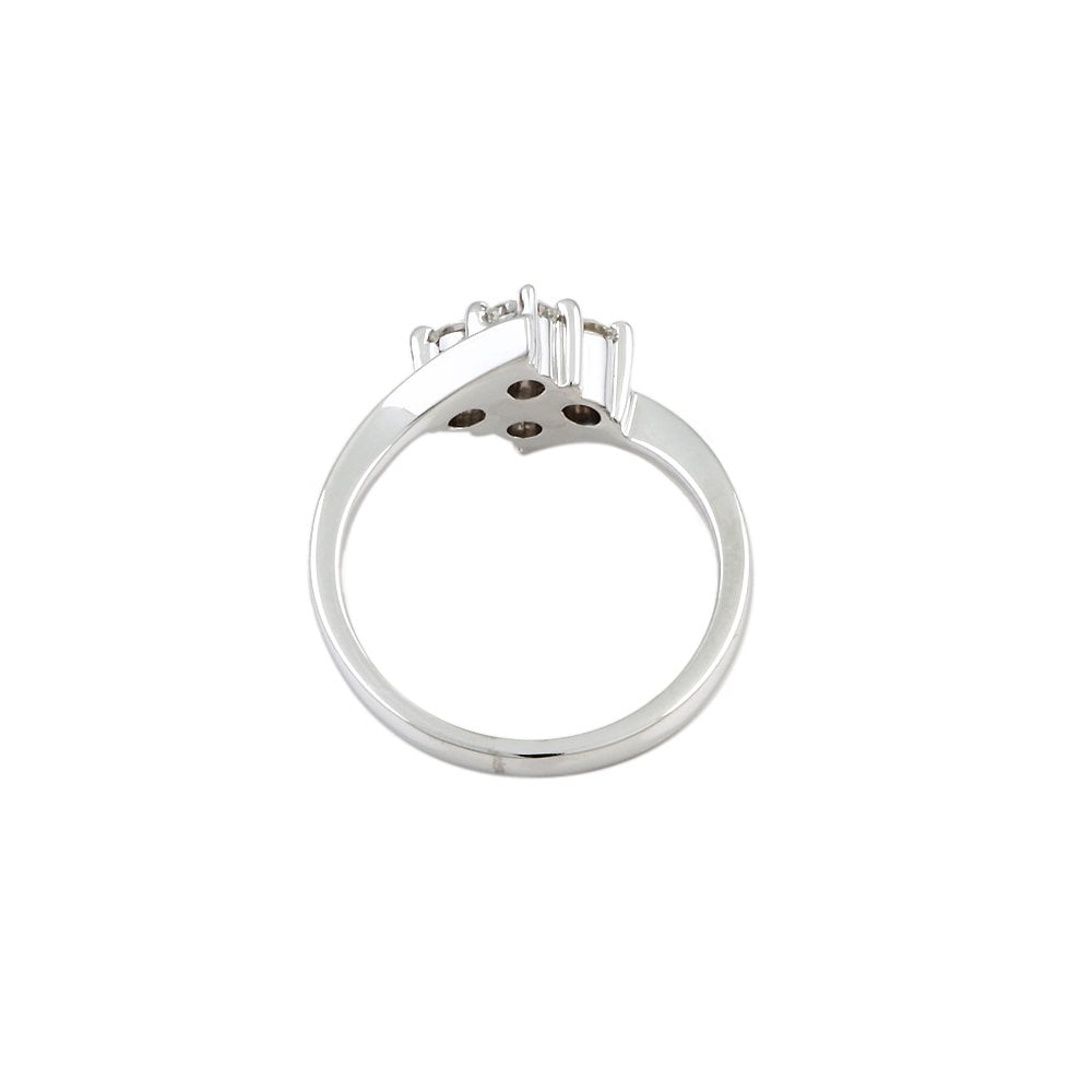 White Gold 0.50ct Round Brilliant Diamond Four Stone Ring