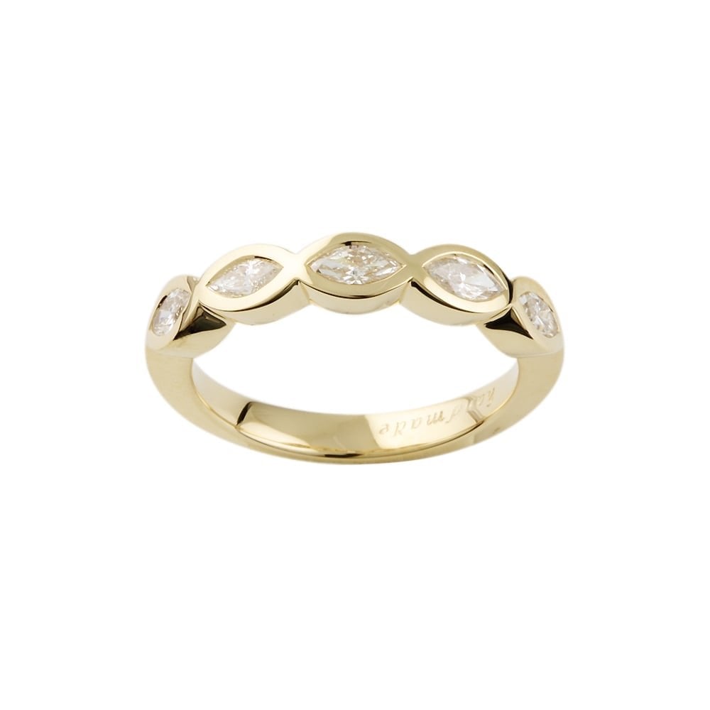 9ct Yellow Gold Five Stone 0.50ct Diamond Ring