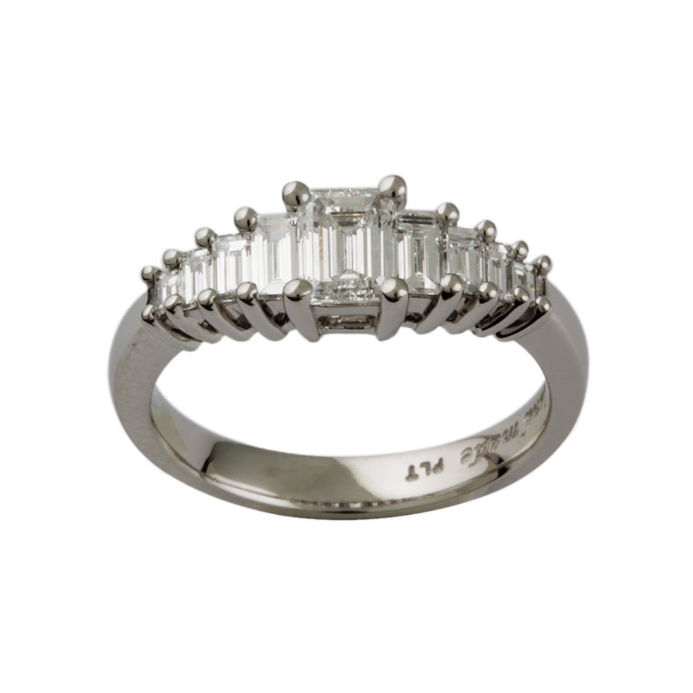 9ct White Gold Diamond 1.08ct Dress Ring