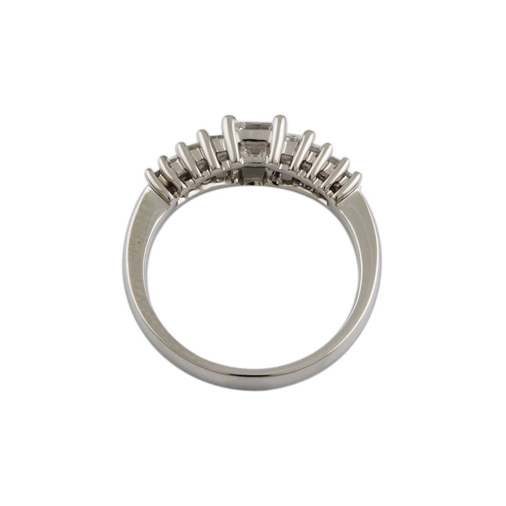 9ct White Gold Diamond 1.08ct Dress Ring