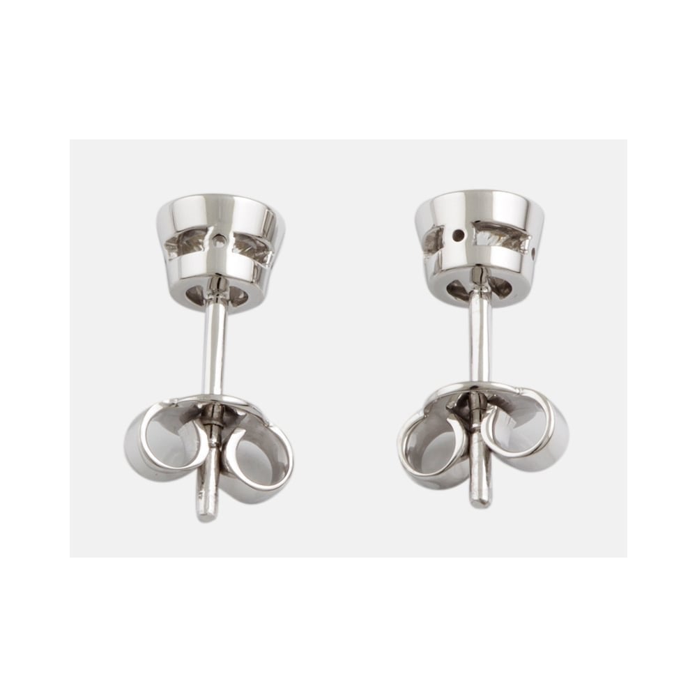 9ct White Gold Diamond 0.68ct Stud Earrings